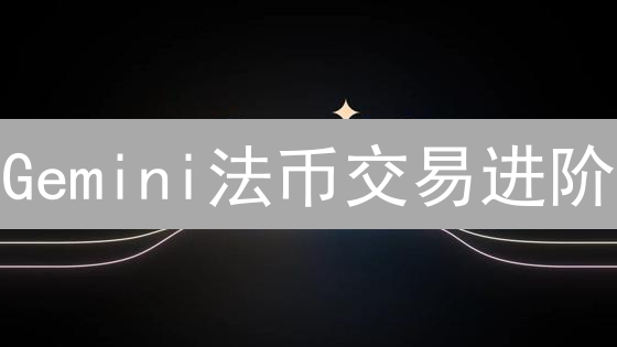 Gemini法币交易进阶：解锁数字资产交易的更多可能性