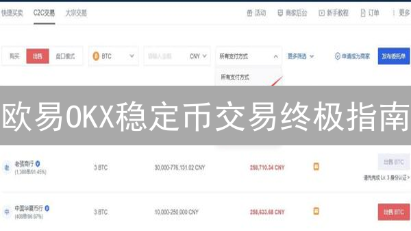 欧易OKX稳定币交易终极指南：新手也能快速上手？